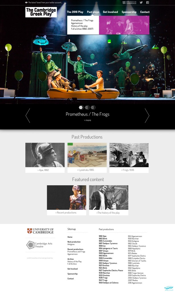 Website design concept by Vohm